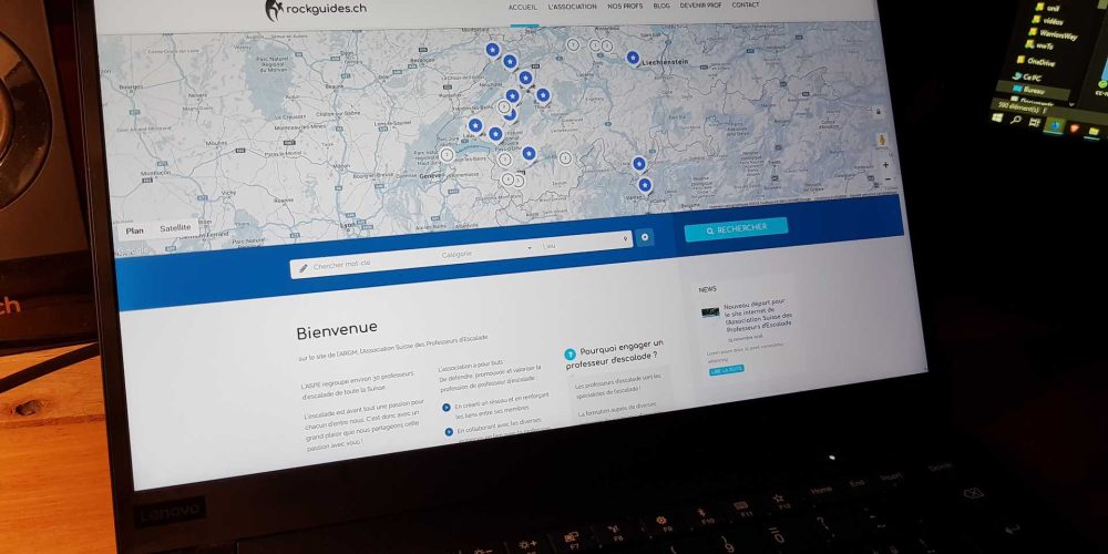 Nouveau départ pour le site internet de l’Association Suisse des Professeurs d’Escalade
