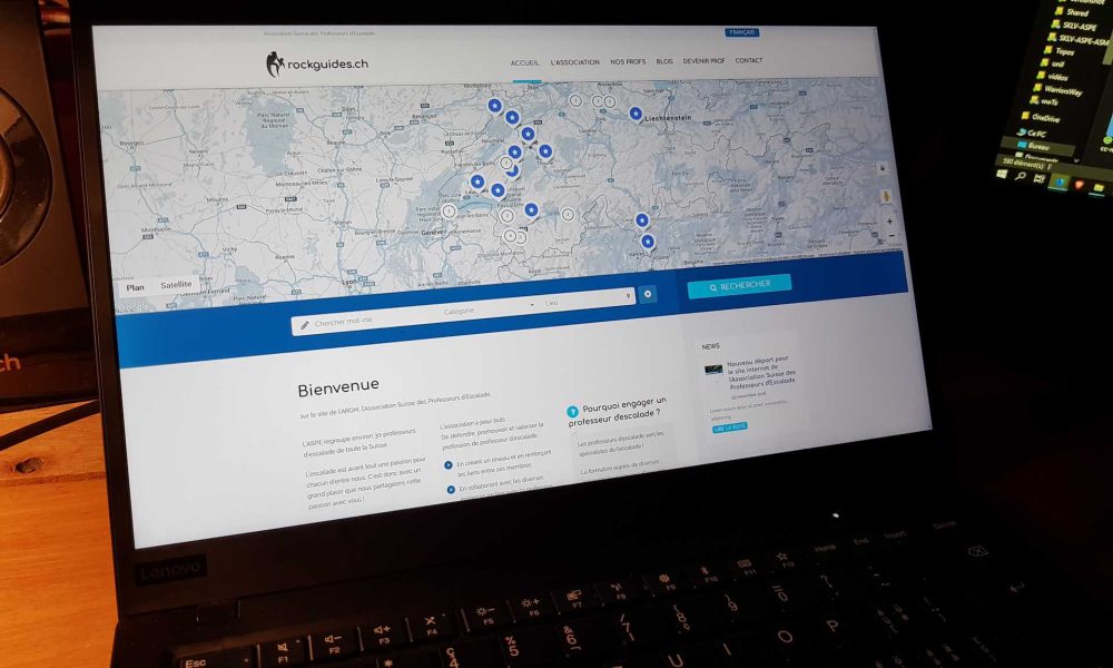 Nouveau départ pour le site internet de l’Association Suisse des Professeurs d’Escalade